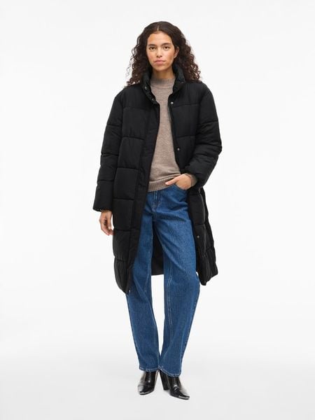 Vila Płaszcz zimowy "Vipuff" w kolorze czarnym rozmiar: 34. Czarne płaszcze Vila, na zimę, bez wzorów, z puchu, bez kaptura. Za 152.98 zł.