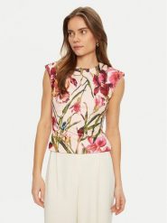Marciano Guess Bluzka 5RGP07 6262A Kolorowy Regular Fit. Bluzki Marciano Guess, s, z aplikacjami, z syntetyku, bez kołnierzyka, bez ramiączek. Za 479.99 zł.