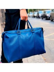 Maison héritage PARIS Skórzana torba podróżna "Lony" w kolorze granatowym - 41 x 28 x 13 cm rozmiar: onesize. Niebieskie torby na ramię Maison héritage PARIS, bez wzorów, z materiału, przez ramię. Za 506.45 zł.