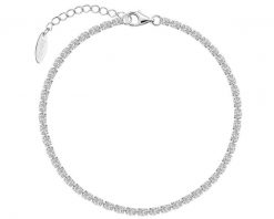 Bransoletka srebrna z cyrkoniami. Szare bransoletki Apart, z cyrkonią, srebrne. Za 239.00 zł.