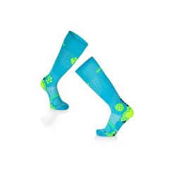 Skarpety uciskowe do biegania 3/4 Skarpety uciskowe Turkusowo-żółte. Niebieskie skarpety TRY TO FLY, bez wzorów. W wyprzedaży za 88.76 zł.