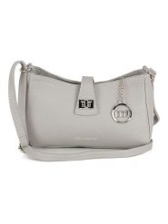 Mia Tomazzi Skórzana torebka "Cuneo" w kolorze szarym - 23 x 13 x 7 cm rozmiar: onesize. Szare torby na ramię Mia Tomazzi, bez wzorów, z materiału, na ramię, bez dodatków. Za 165.99 zł.