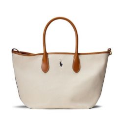 Torebka Polo Ralph Lauren. Brązowe torebki klasyczne Polo Ralph Lauren, bez wzorów, bez dodatków. Za 1,799.00 zł.