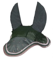Krótki kapelusz dla koni HKM Copper Kiss Spezial. Zielone kapelusze HKM, bez wzorów. Za 155.00 zł.