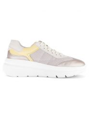 Gabor Skórzane sneakersy w kolorze beżowo-żółtym rozmiar: 37,5. Brązowe trampki Gabor, bez wzorów, bez zapięcia. Za 206.42 zł.