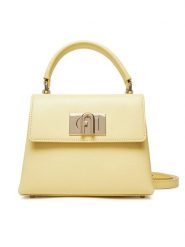 Furla Torebka 1927 WB00109 ARE000 3684S Żółty. Żółte torebki klasyczne Furla, bez wzorów, ze skóry, bez dodatków. Za 1,309.00 zł.