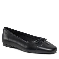 Baleriny Vagabond Shoemakers. Czarne baleriny Vagabond Shoemakers, bez wzorów, bez obcasa. Za 279.99 zł.