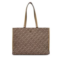 Torebka Tommy Hilfiger. Brązowe shopper TOMMY HILFIGER, bez wzorów, bez dodatków. Za 699.99 zł.