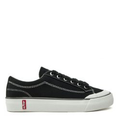 Trampki Levi's®. Czarne trampki bez wzorów, bez zapięcia. Za 189.99 zł.