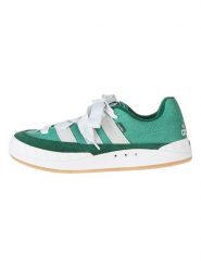 Adidas Skórzane sneakersy "Adimatic" w kolorze zielonym rozmiar: 46. Zielone trampki Adidas, bez wzorów, bez zapięcia. Za 144.92 zł.