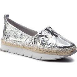 Espadryle CALVIN KLEIN JEANS - Genna RE9851 Silver. Szare espadryle Calvin Klein Jeans, bez wzorów, z jeansu, bez obcasa, na płaskiej podeszwie, bez zapięcia. W wyprzedaży za 309.00 zł.
