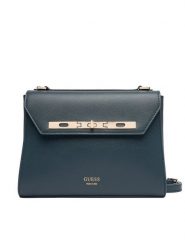 Guess Torebka HWAMGP L5476 Zielony. Zielone listonoszki Guess, z aplikacjami, ze skóry, bez dodatków. Za 1,699.00 zł.
