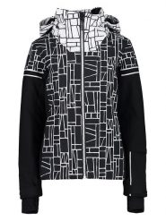 Cmp Kurtka narciarska w kolorze czarno-białym rozmiar: 48. Czarne kurtki narciarskie CMP, bez wzorów, z tkaniny, bez kaptura, narciarskie. Za 209.33 zł.