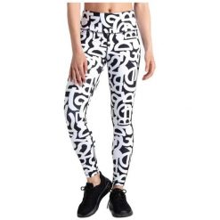 Legginsy fitness damskie Dare2B Influential. Białe legginsy Dare 2b, bez wzorów, z dżerseju. Za 102.20 zł.
