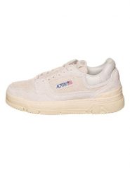 AUTRY Skórzane sneakersy "CLC Low" w kolorze kremowym rozmiar: 37. Brązowe trampki AUTRY, bez wzorów, bez zapięcia. Za 459.04 zł.
