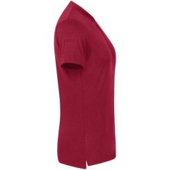 Polo Jako Pro Casual. Czerwone koszulki polo JAKO, bez wzorów, z materiału, bez kołnierzyka, bez ramiączek. Za 308.00 zł.