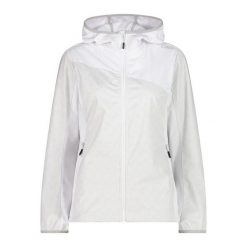 Kurtka damska turystyczna CMP 33A5176. Białe kurtki sportowe CMP, l, bez wzorów, z softshellu, z kapturem, trekkingowe. W wyprzedaży za 328.99 zł.