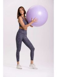 Onamaste Legginsy sportowe "Asa" w kolorze niebieskim rozmiar: S/M. Niebieskie legginsy Onamaste, m, bez wzorów, z materiału, z podwyższonym stanem. Za 127.05 zł.