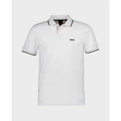 Polo BOSS Paul Natural (50506193-106). Białe koszulki polo HUGO BOSS, bez wzorów, bez kołnierzyka, bez ramiączek. Za 319.00 zł.