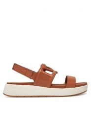 Aldo Sandały Onuvia 13965197 Brązowy. Brązowe sandały Aldo, bez wzorów, ze skóry, bez obcasa, na płaskiej podeszwie, bez zapięcia. Za 279.99 zł.