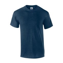 Ultra Bawełniana Koszulka Unisex Dla Dorosłych. Niebieskie bluzki GILDAN, m, bez wzorów, z bawełny, sportowe, bez kołnierzyka, bez ramiączek. Za 46.99 zł.