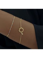 ÔNESSA Bransoletka rozmiar: onesize. Żółte bransoletki ÔNESSA, z cyrkonią, z mosiądzu. Za 97.28 zł.