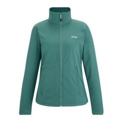 Kurtka Damska Softshell Spacer Connie V. Zielone kurtki sportowe Regatta, bez wzorów, z softshellu, bez kaptura, trekkingowe. Za 171.99 zł.