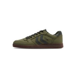 Buty halowe Hummel Perfekt SN. Zielone obuwie sportowe Hummel, bez zapięcia, do piłki ręcznej. Za 236.50 zł.