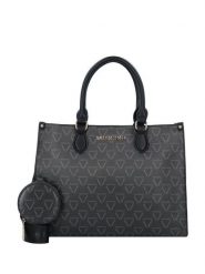 Valentino Torebka Lady Re VBS8GT04 Czarny. Czarne torebki klasyczne Valentino, bez wzorów, ze skóry, bez dodatków. Za 469.99 zł.