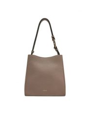 Furla Torebka Nuvola Bucket Bag Mini WB01373 HSF000 2572S Szary. Szare torebki klasyczne Furla, bez wzorów, ze skóry, bez dodatków. Za 1,149.00 zł.