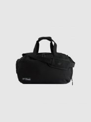 4F Torba treningowa (25 L) - czarna Uniwersalny. Czarne torby na ramię 4f, bez wzorów, z gumy, eleganckie, na ramię, bez dodatków. Za 149.99 zł.