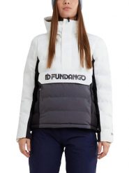 Kurtka narciarska damska Everett Padded Anorak. Białe kurtki narciarskie FUNDANGO, l, bez wzorów, z poliesteru, bez kaptura, narciarskie. Za 399.00 zł.