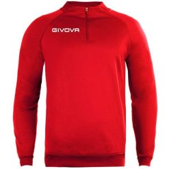 Bluza piłkarska dla dorosłych Givova Maglia Tecnica czerwona. Czerwone bluzy Givova, xl, bez wzorów, bez kaptura. Za 125.85 zł.