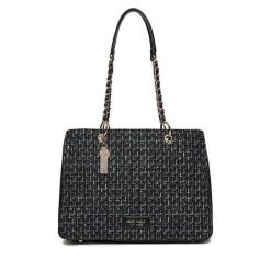 Torebka Nine West. Czarne torebki klasyczne Nine West, bez wzorów, bez dodatków. Za 349.99 zł.