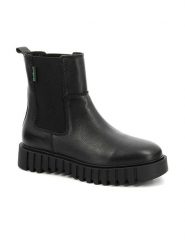 Kickers Skórzane sztyblety "Kick Favorite" w kolorze czarnym rozmiar: 38. Czarne botki Kickers, bez zapięcia. Za 196.70 zł.