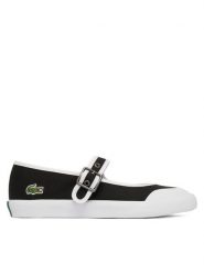Lacoste Baleriny Mary-J 51SFA0134 Czarny. Czarne baleriny Lacoste, bez wzorów, z materiału, bez obcasa. Za 289.99 zł.
