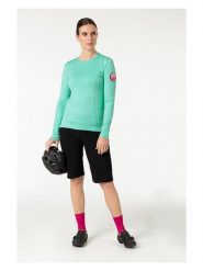 Super.natural Koszulka sportowa "Grava" w kolorze turkusowym rozmiar: L. Niebieskie koszulki sportowe super.natural, bez wzorów, z materiału, bez ramiączek, outdoorowe. Za 217.99 zł.