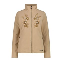 Damska polarowa bluza z zamkiem CMP. Brązowe bluzy CMP, l, bez wzorów, z materiału, z kapturem. Za 382.60 zł.