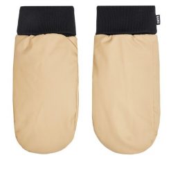Rękawiczki Rains. Brązowe rękawiczki Rains, bez wzorów, z dzianiny. Za 279.99 zł.