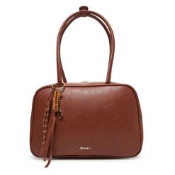 Torebka JENNY. Brązowe torebki klasyczne Jenny, bez wzorów, bez dodatków. Za 159.99 zł.
