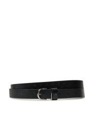 Calvin Klein Pasek Damski Ck Metal Round Buckle 2.5_Mono K60K613150 Czarny. Czarne paski Calvin Klein, bez wzorów, ze skóry. Za 119.99 zł.