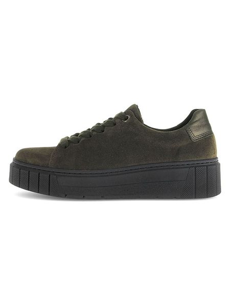 Gabor Skórzane sneakersy w kolorze khaki rozmiar: 38. Brązowe trampki Gabor, bez wzorów, bez zapięcia. Za 179.95 zł.