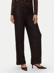 Vero Moda Spodnie materiałowe Neline 10335568 Brązowy Regular Fit. Brązowe spodnie materiałowe Vero Moda, xl, bez wzorów, z materiału. Za 199.99 zł.