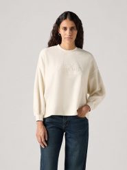 Levi's Bluza w kolorze kremowym rozmiar: L. Brązowe bluzy Levi's®, l, bez wzorów, z bawełny, bez kaptura. Za 149.31 zł.