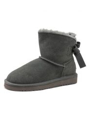 Natural world Skórzane botki zimowe w kolorze antracytowym rozmiar: 39. Czarne botki Natural World, na zimę, bez wzorów, bez obcasa, bez zapięcia. Za 184.89 zł.