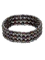 Pearl Addict Bransoletka perłowa w kolorze tahiti rozmiar: onesize. Niebieskie bransoletki Pearl Addict, z perłą. Za 217.99 zł.