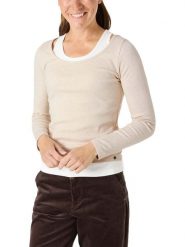 Timezone Koszulka w kolorze beżowym rozmiar: L. Brązowe bluzki Timezone, l, bez wzorów, bez kołnierzyka, bez ramiączek. Za 69.91 zł.