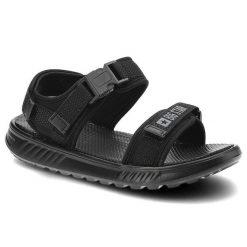 Czarne Sandały Big Star Codzienne Buty Na Lato. Czarne sandały Big Star, bez wzorów, retro, bez obcasa, na platformie, bez zapięcia. Za 119.00 zł.