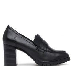 Półbuty Lasocki. Czarne czółenka Lasocki, bez wzorów, bez obcasa, na obcasie, bez zapięcia. Za 259.99 zł.