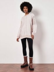 Apricot Sweter w kolorze jasnoróżowym rozmiar: S. Różowe swetry Apricot, s, bez wzorów, z bawełny, bez ramiączek. Za 119.12 zł.